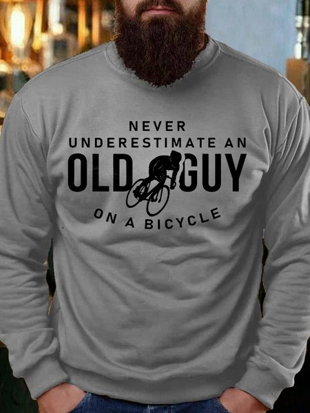 

Funny Bicycle Lover Long Sleeve Sweatshirt, Gray, Hoodies&Sweatshirts