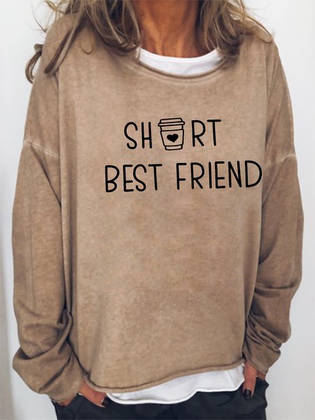 

Short Best Friend Sweatshirt, Khaki, Hoodies&Sweatshirts