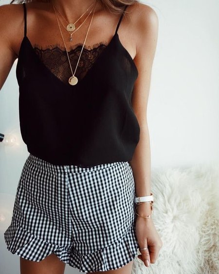 

Regular Fit Solid Sexy Vests, Black, Tanks & Camis
