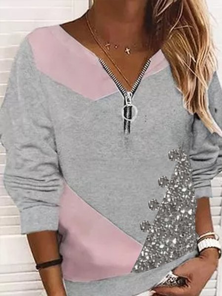 

Loosen Crew Neck Sweatshirts & Hoodies, Multicolor, Sweatshirts & Hoodies