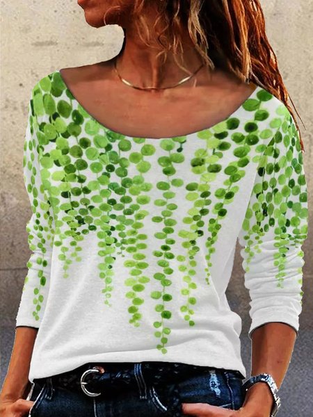 

Casual Regular Fit Shirts & Tops, White, Long sleeves