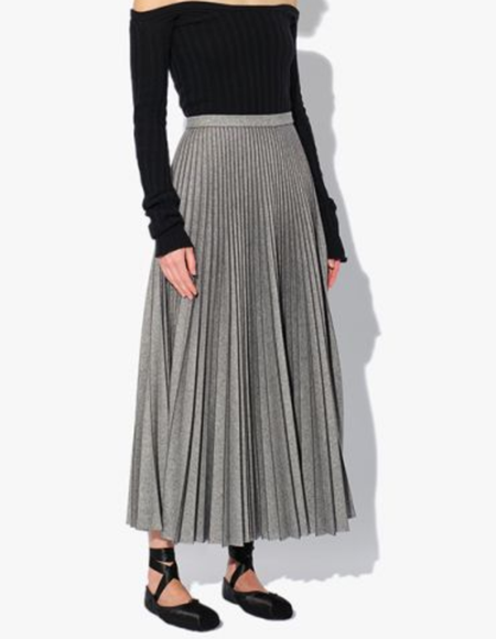 

Pleated Elegant Loosen Skirt, As picture, Skirts