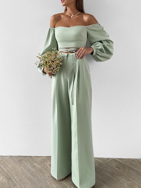 

Sexy Green Two Piece set, Two-piece Set