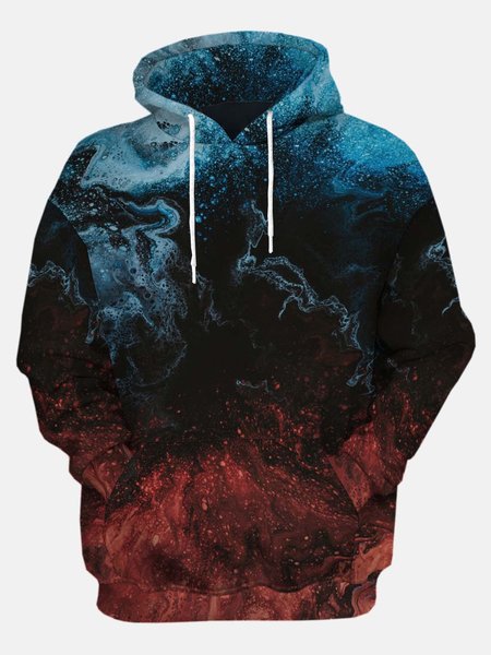 

Fire Casual Hooded Sweatshirts, As picture, Hoodies&Sweatshirts