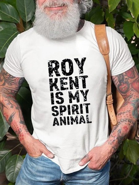 

Men's Roy Kent Is My Spirit Animal T-shirt, White, T-shirts