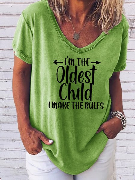 Oldest Tee, Green, T-shirts