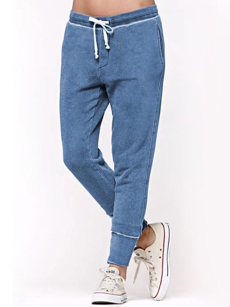 

Regular Fit Pants, Blue, Pants