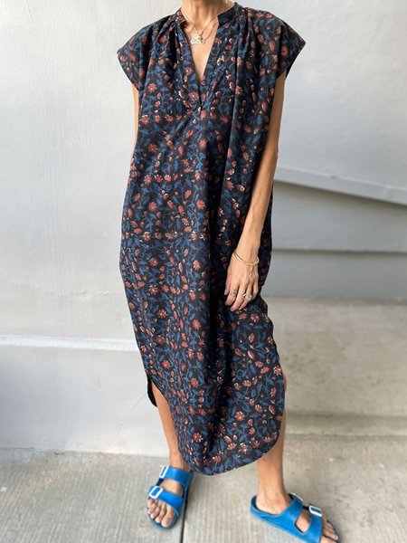 

Boho Dresses, Purplish blue, Midi Dresses