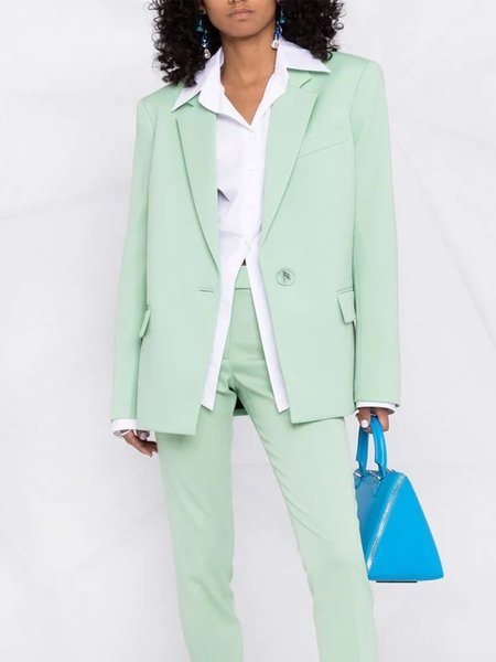 

Simple Loosen Outerwear, As picture, Blazers