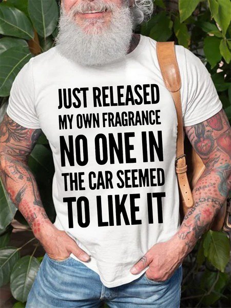 

Just Release My Own Fragrance The Round Neck Tshirts, White, T-shirts