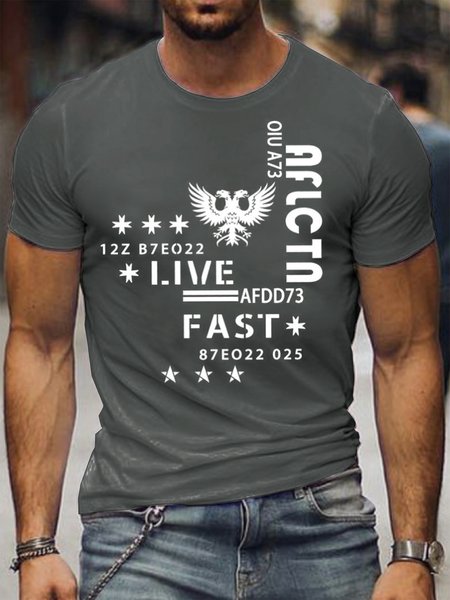 

Value Freedom Men's Shirts & Tops, Deep gray, T-shirts