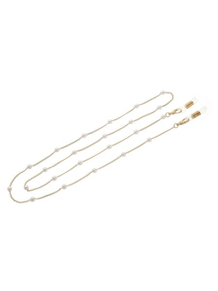 

Elegant Pearl Alloy Glasses Chain, Golden, Accessories