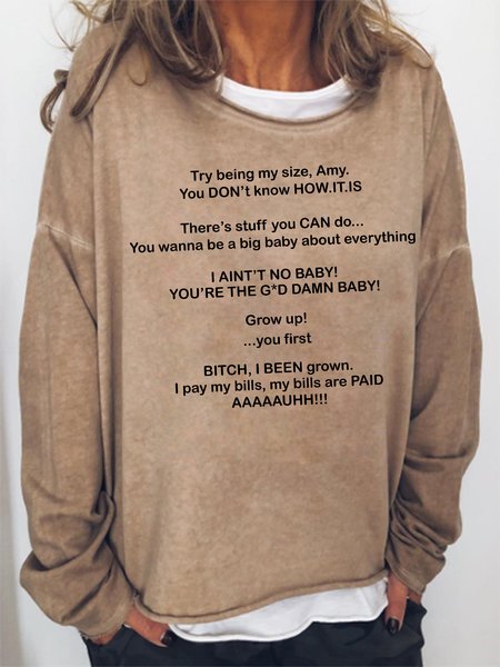 

1000 pound Sisters Sweatshirt, Khaki, Hoodies&Sweatshirts