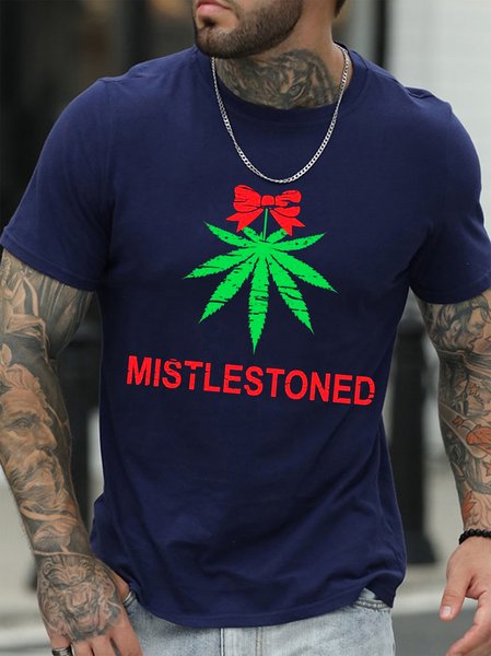 

Mistlestoned Men's T-shirt, Deep blue, T-shirts