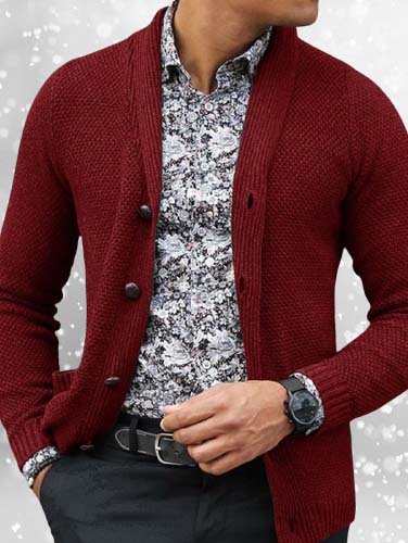 

Long Sleeve Outdoor Outerwear, Wine red, Outerwear
