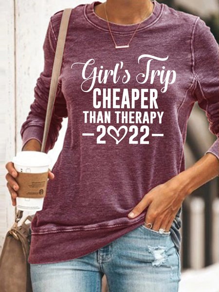 

2022 Girl's Trip Sweatshirts, Red, Hoodies&Sweatshirts
