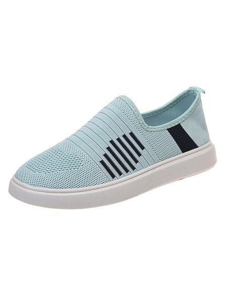 

Casual Plain Fly Woven Sneakers, Blue, Athletic & Casual Shoes
