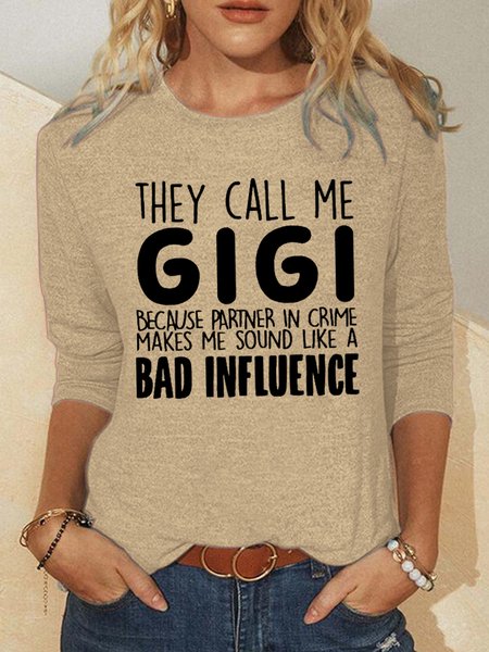 

They Call Me Gigi Women's Sweatshirts, Khaki, Hoodies&Sweatshirts