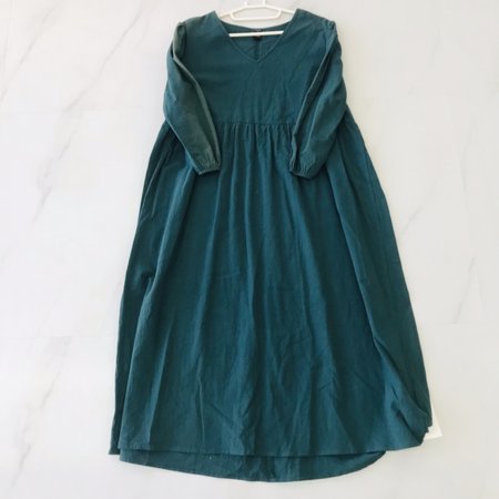 

Casual Solid V Neck Dresses, Dark green, Casual Dresses