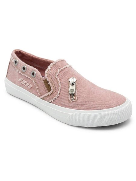 

Casual Zipper Metal Canvas Shoes, Pink, Athletic & Casual Shoes