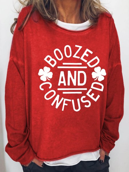 

Boozed And Confused Women's sweatshirt, Red, Hoodies&Sweatshirts