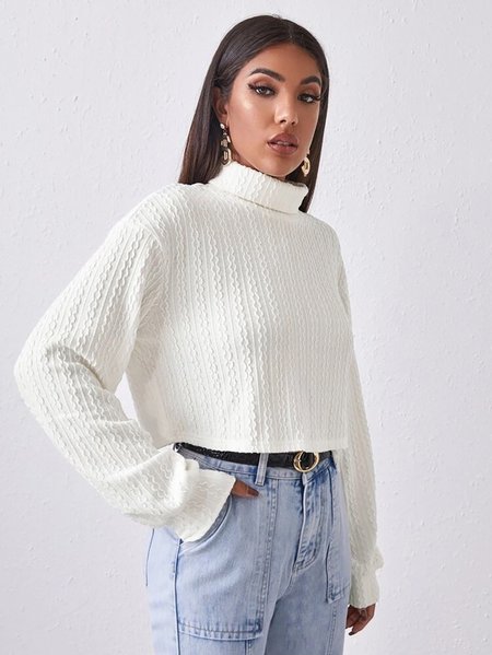 

Striped Off Shoulder Casual Sweatshirt, White, Sweatshirts & Hoodies