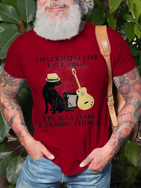 

That's What I Do Graphic Short Sleeve Tee, Red, T-shirt