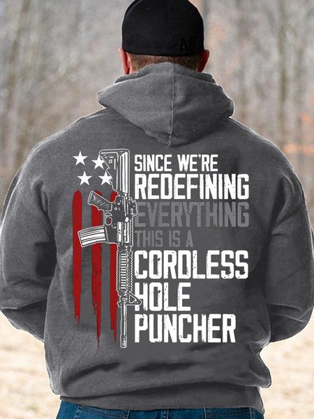 

Since We Are Redefining Everything This Is A Cordless Hole Puncher Men's Sweatshirt, Gray, Hoodies&Sweatshirts