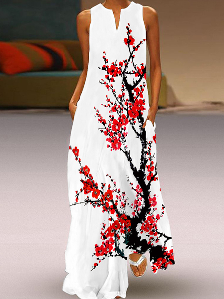 

Vacation Butterfly V Neck Dresses, Multicolor, Boho dresses