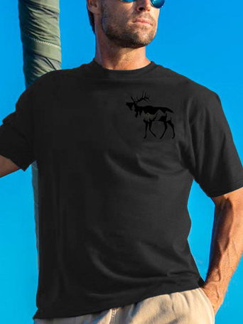 

3D digital animal series printed sports short-sleeved T-shirt, T-shirt