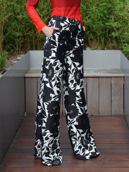 

Date Daily Elegant Regular Fit Pants, As picture, Straight Leg Pants