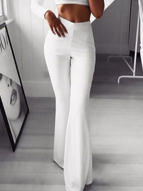 

Slim Fit Elegant Pants, White, Pants