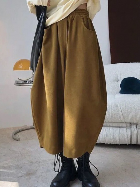 

Loosen Pants, Brown, Pants