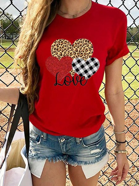 

Leopard Love Party Shirts & Tops, Red, Tops