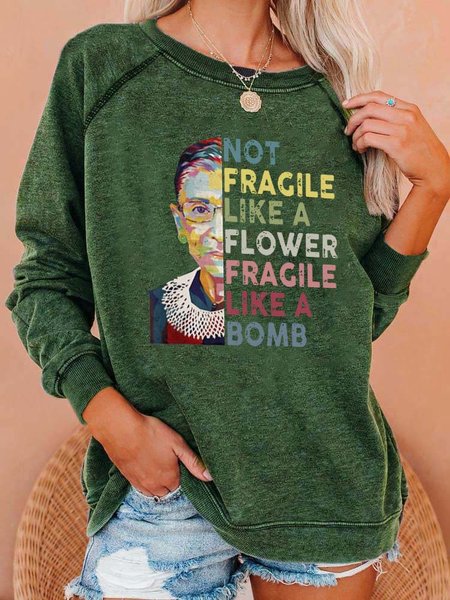 

Regular Fit Casual Sweatshirt, Green, Hoodies&Sweatshirts