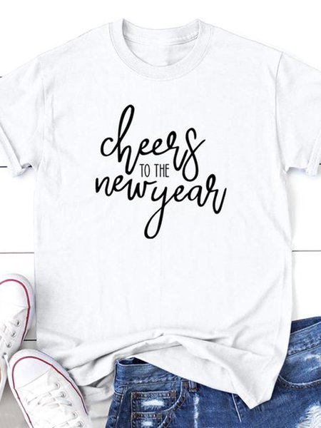 

Cheers To The New Year T-Shirt, White, T-shirts