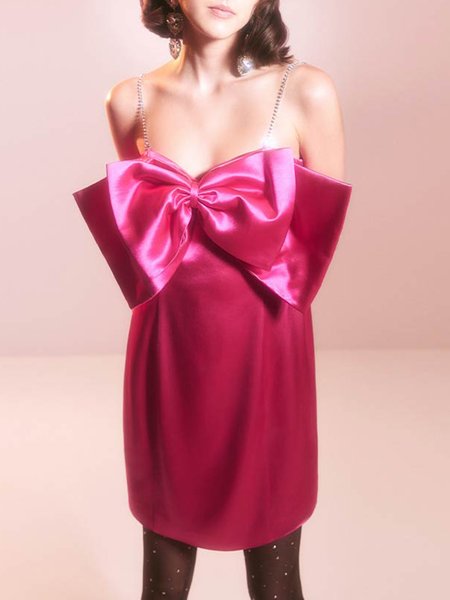 

Pink butterfly dress suspender dress, Dresses