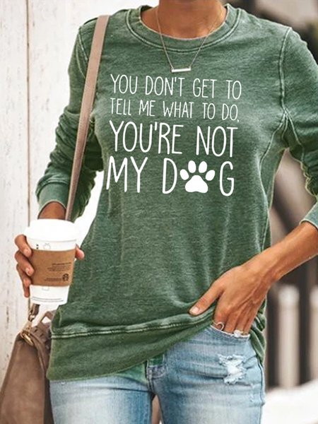 

Funny Dog Lover Casual Sweatshirt, Green, Hoodies&Sweatshirts