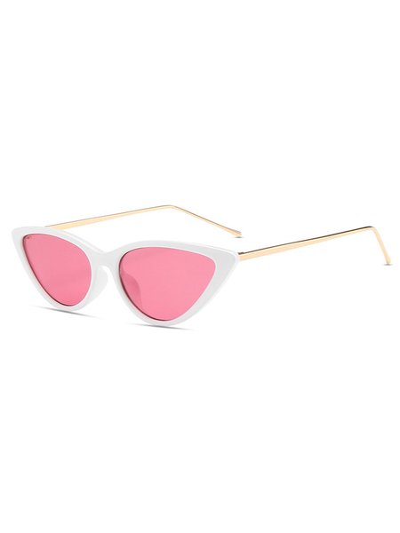 

Personalized Cat Eye Alloy Sunglasses, Fuchsia, Sunglasses