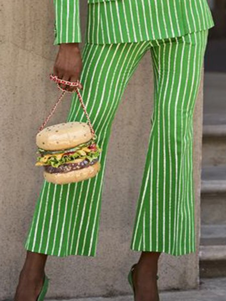 

Striped Pants, Stripe, Flared Pants