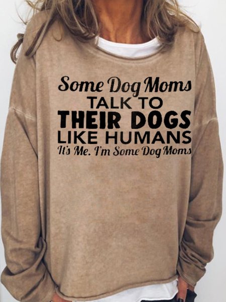Dog Lover Funny Sweatshirts, Light brown, Hoodies&Sweatshirts