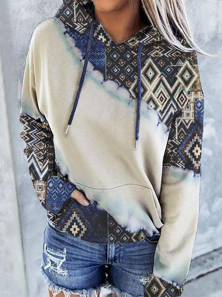 

Plus size Hooded West Styles Sweatshirts, Multicolor, Hoodies & Sweatshirts