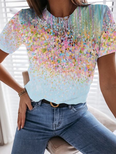 

Floral Vacation Shirts & Tops, Multicolor, Tops
