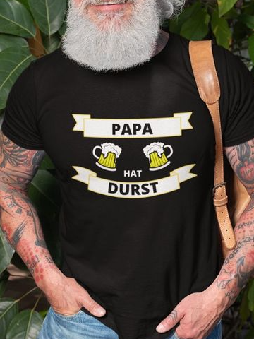 

Oktoberfest text printed casual cotton short-sleeved T-shirt, Black, T-shirt