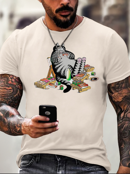

3D digital animal series printed sports short-sleeved T-shirt, 10, T-shirt