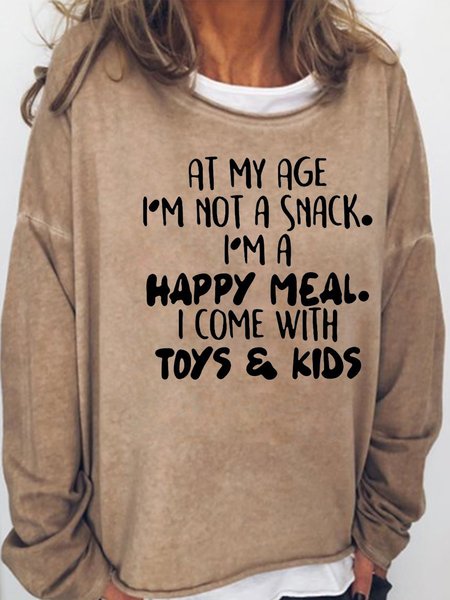 

In My Age Funny Sweatshirts, Light brown, Hoodies&Sweatshirts