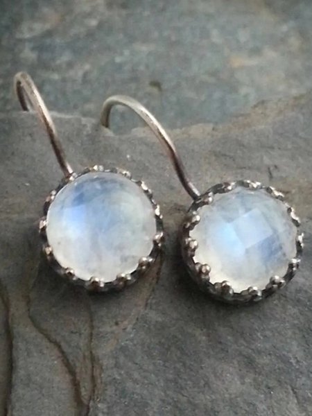 

Vintage Moonstone Earrings, As picture, Earrings