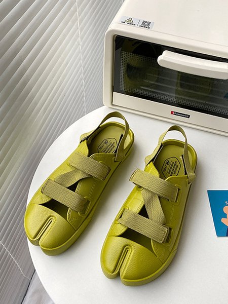

Couple Personalized Comfortable Split Toe Sandals, Green, Sandals