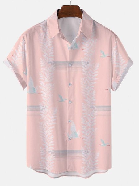 

Silk Skies Casual Short Sleeve Shirts, Pink, Short Sleeves Shirts