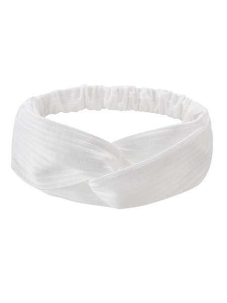 Cross Sports Headband, White, Women Hair Accessories